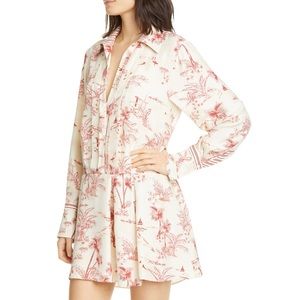 FRAME Silk Toile Mix Dress